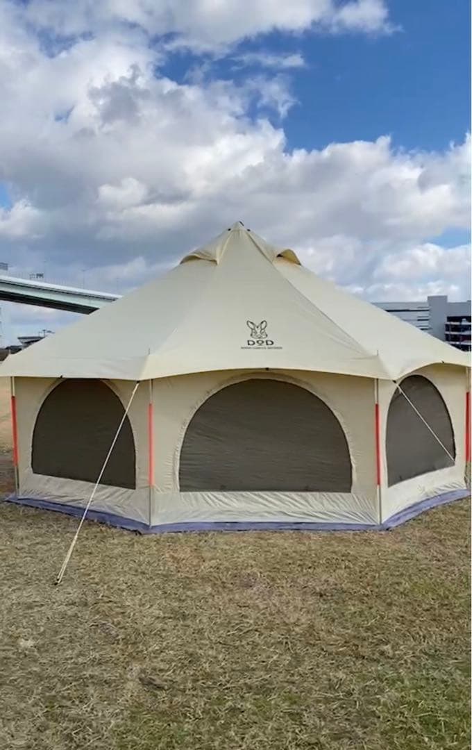 DODタケノコテント、ペグなど設営に必要な備品、全て込み【手元3万】