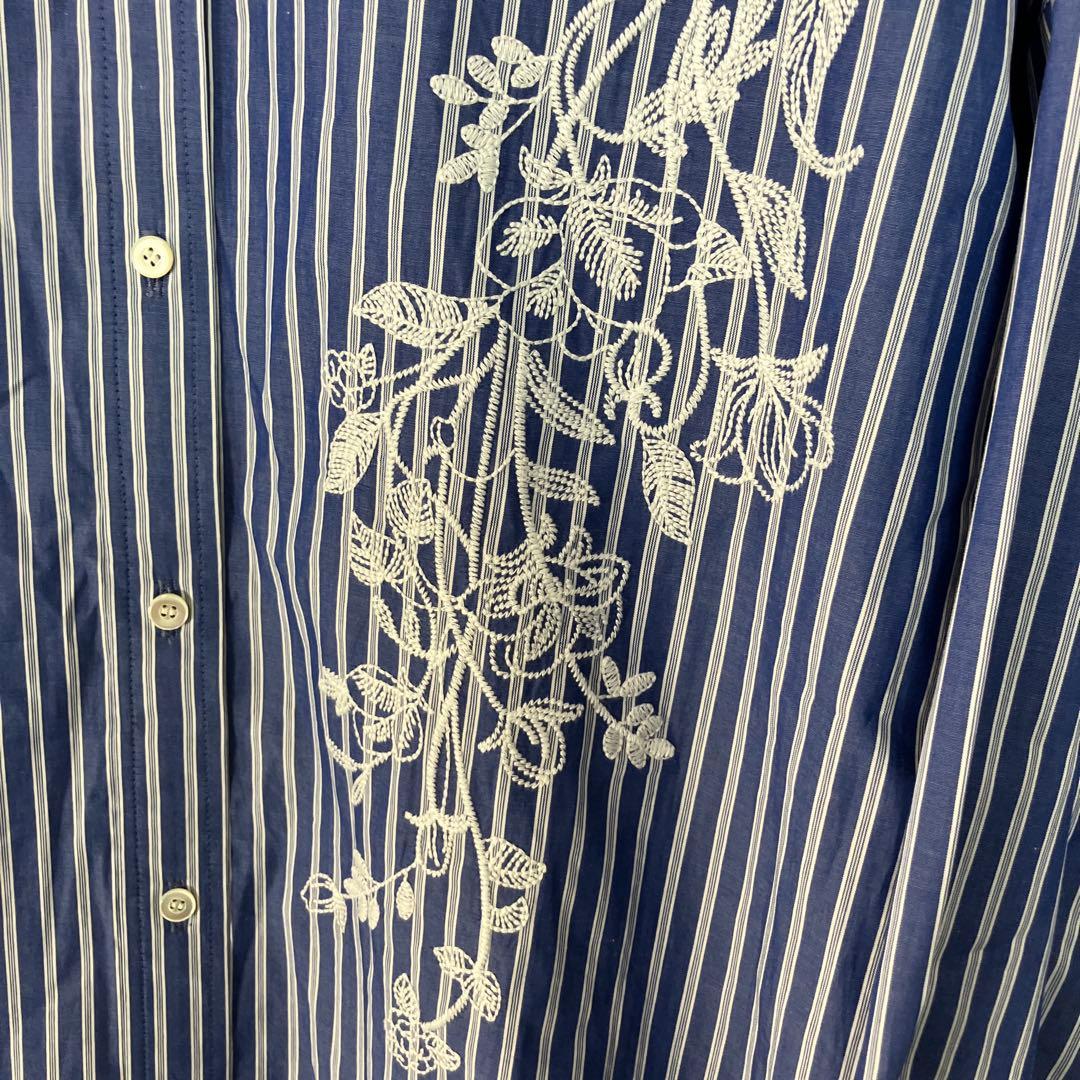 新品 Leilian 洗えるシャツブラウス 9号