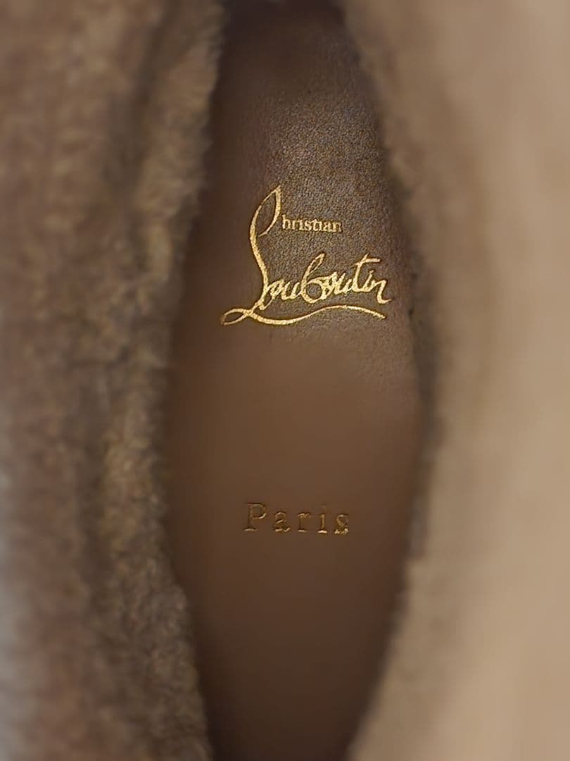 Louboutin ルブタン・スパイクスタッズレザーブーツ・41 サイズ