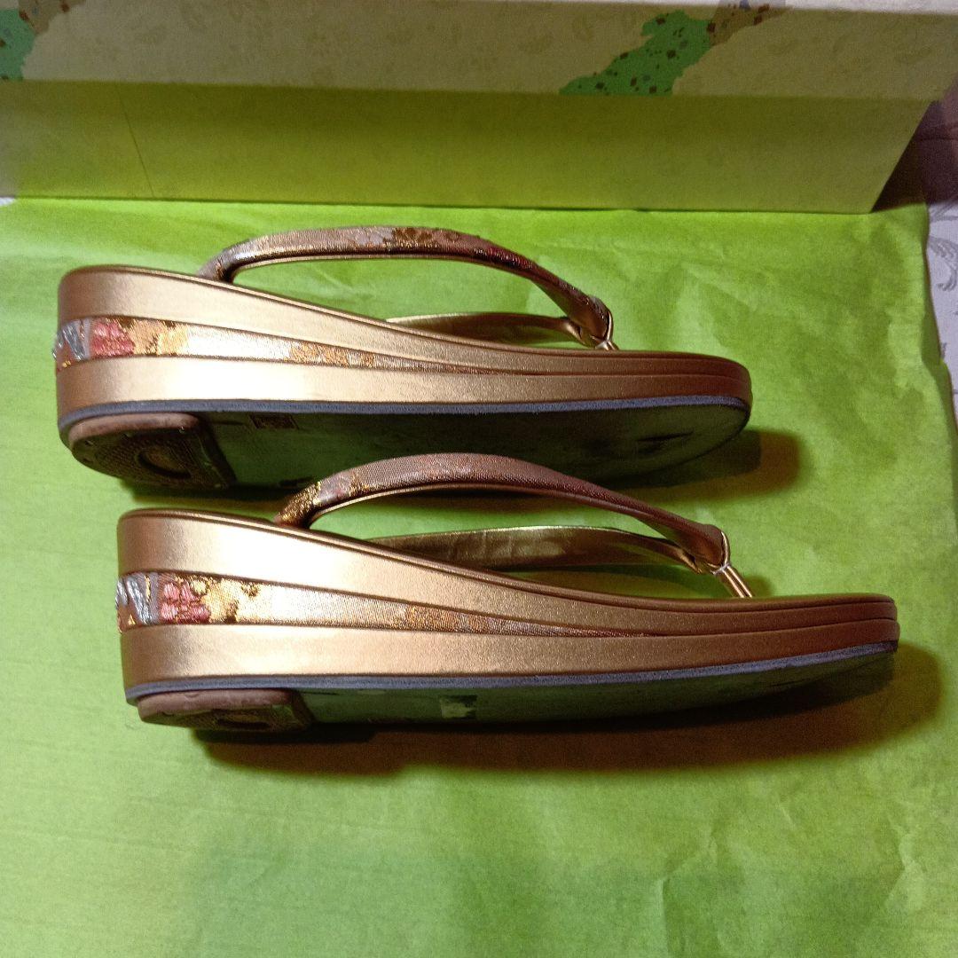 伊と忠　高級和装バッグ、草履セット　お値下