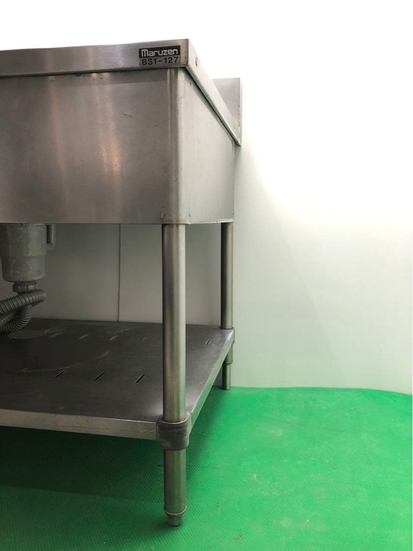 ☆地域限定送料無料☆工場整備品☆一槽シンク　幅1200 ステンレス　業務用