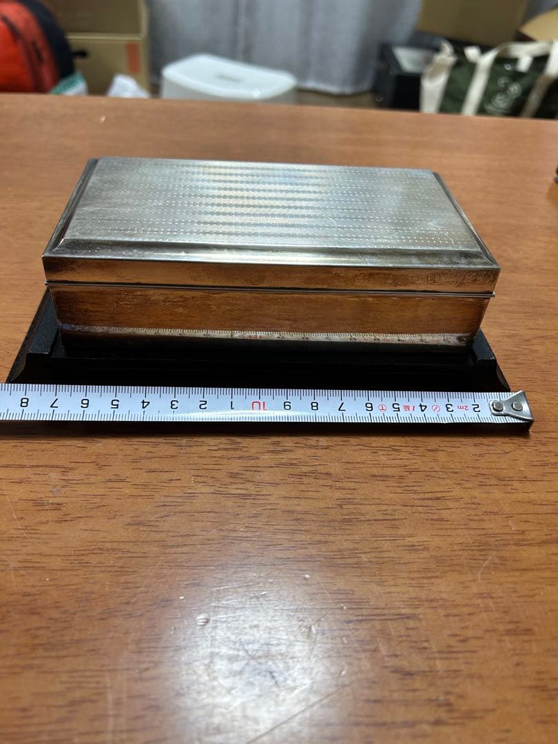 純銀 SILVER 950小物入れ銀製煙草入れアンティーク235g