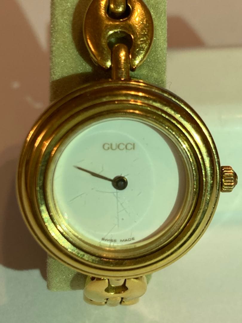 GUCCI 時計セット 交換リング付き 電池交換済み 稼動品