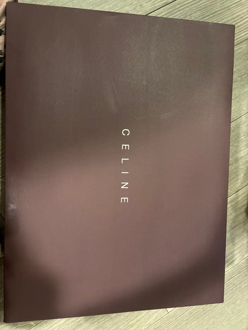 レア　CELINE　セリーヌ　ウール毛布　140×200cm　マカダム柄　西川