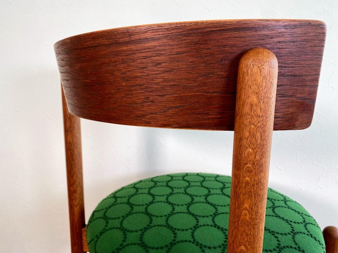 最終 希少 70s 山口木材工芸 チーク×オーク ヴィンテージチェア 仕上済 ③
