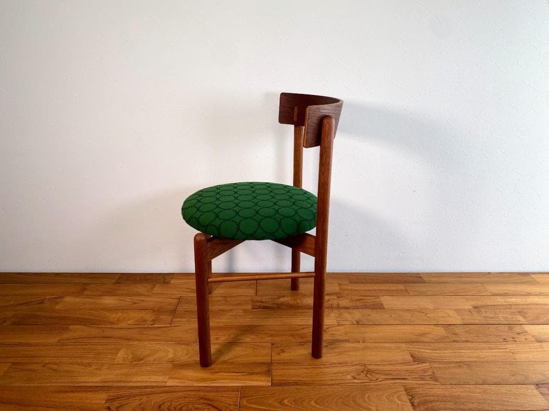 最終 希少 70s 山口木材工芸 チーク×オーク ヴィンテージチェア 仕上済 ③