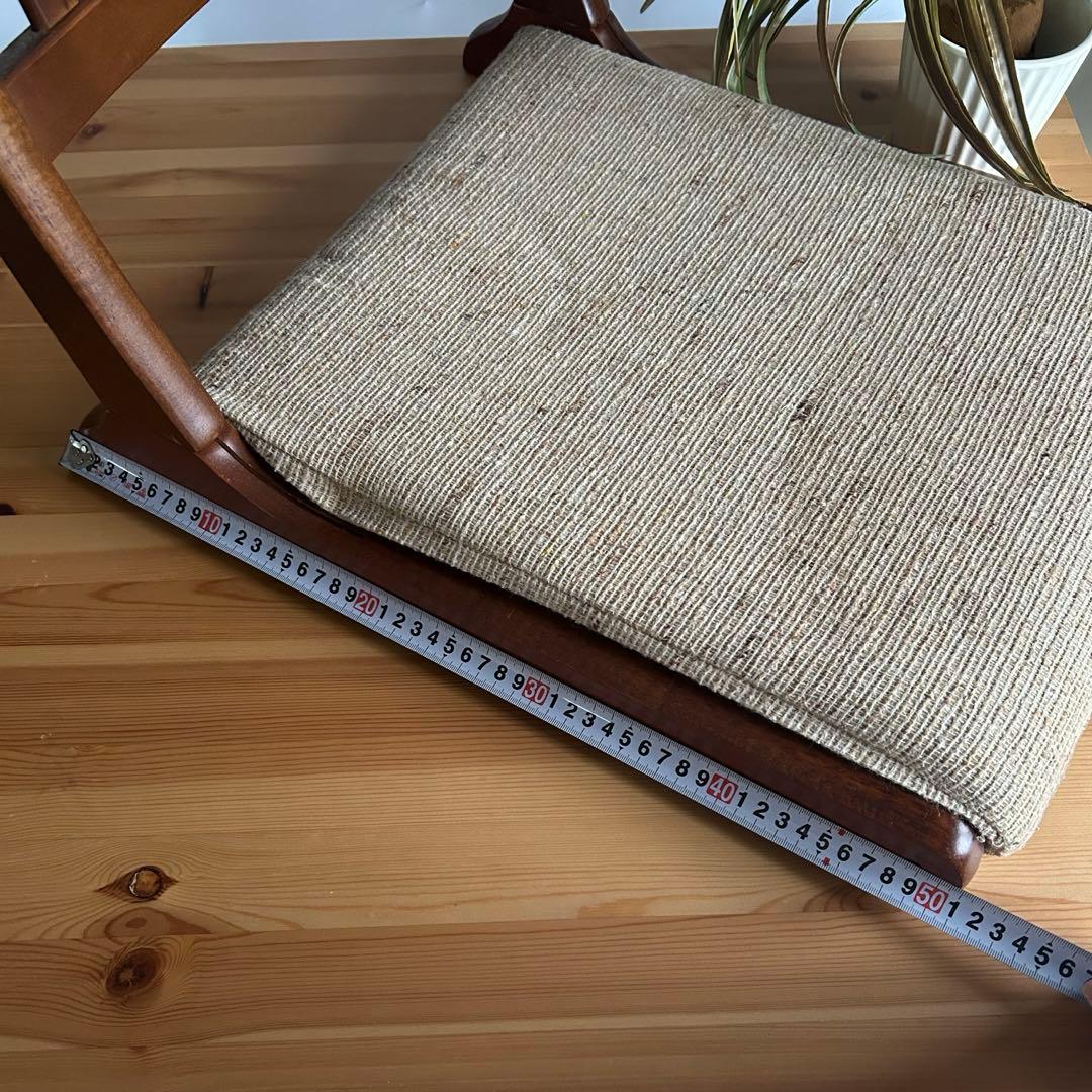 木製　折り畳み座椅子　ローチェア　和室　2脚セット