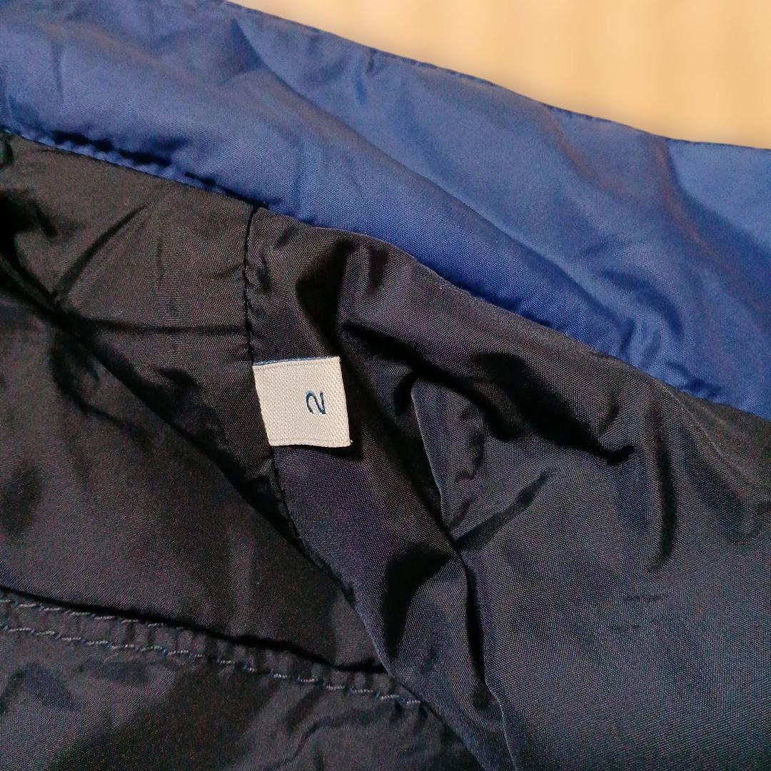 MONCLER 青 ダウンベストS(サイズ2)