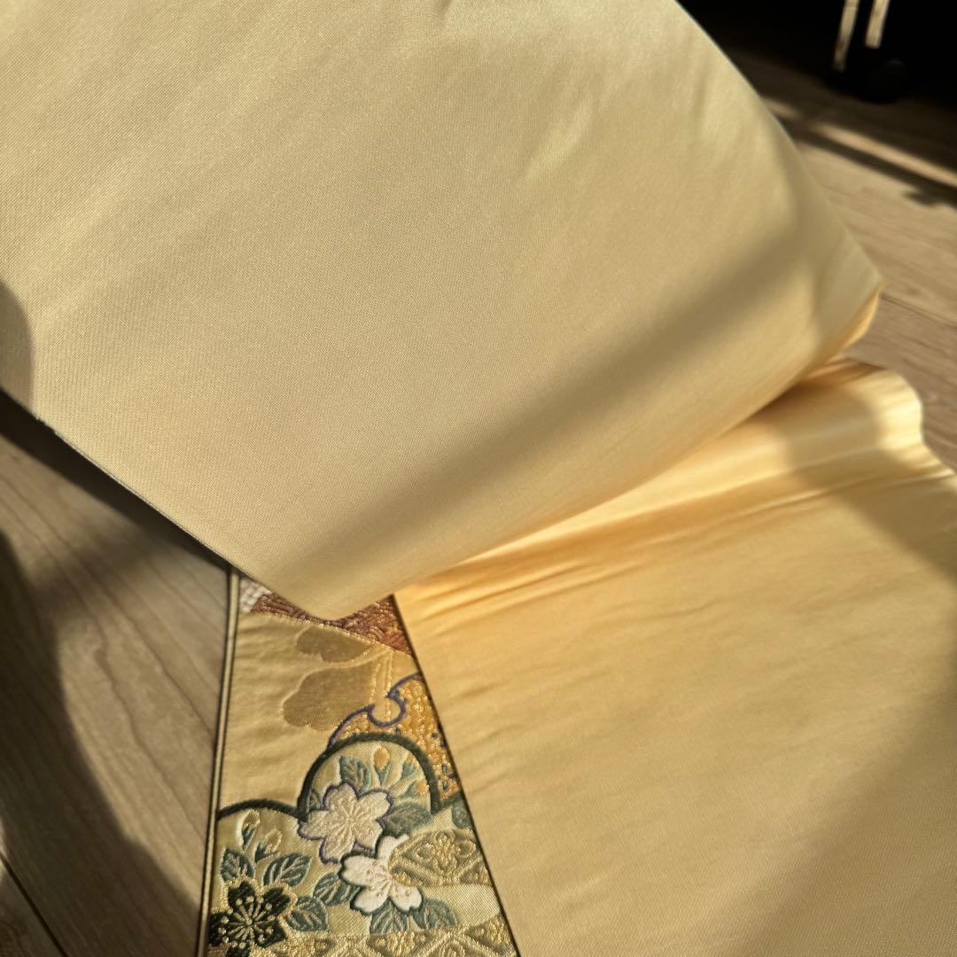 超美品　色留袖　着物　168裄68　帯揚　帯締　袋帯　フルセット　トール　水色