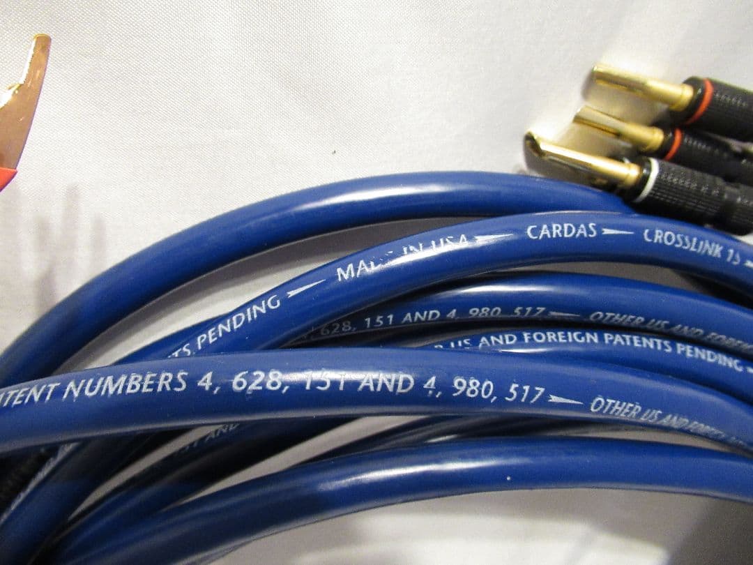 CARDAS CROSSLINK 1S 約6.6m 2本 スピーカーケーブル