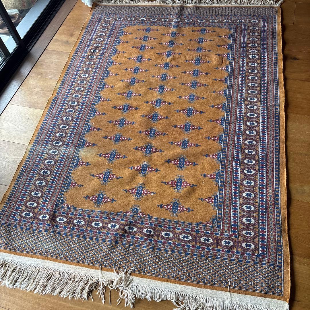 【お値下げ不可】ラグ　トライバルラグ　ヴィンテージラグ