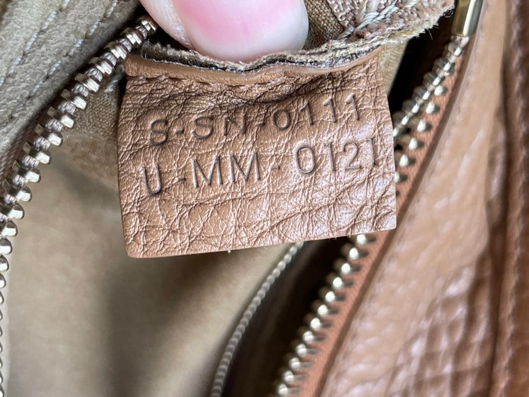 【美品】CÉLINE ラゲージ マイクロショッパー　カーフスキン製