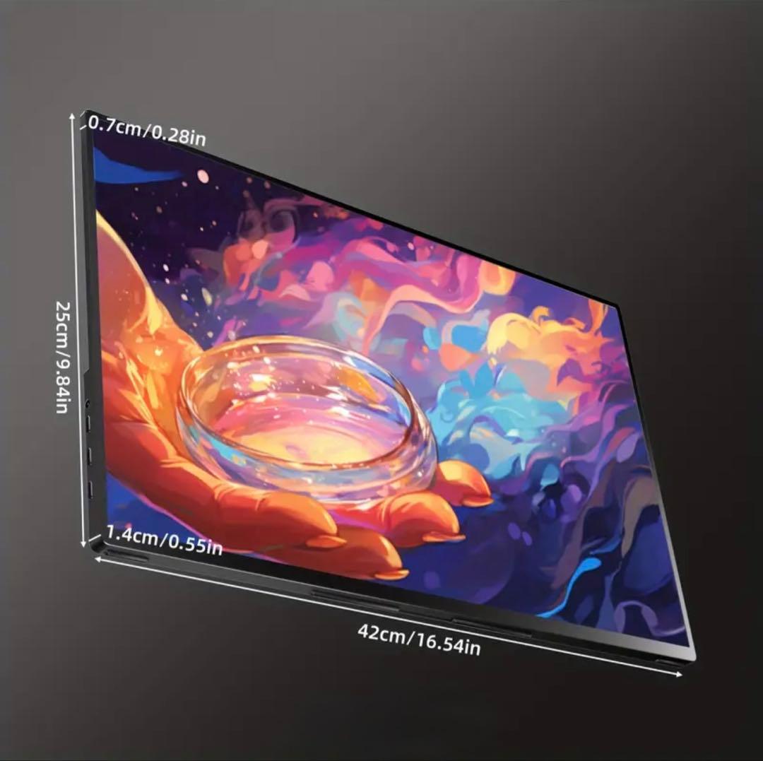 新品未使用IngnoK IPS モバイルモニター 18.5インチ FHD