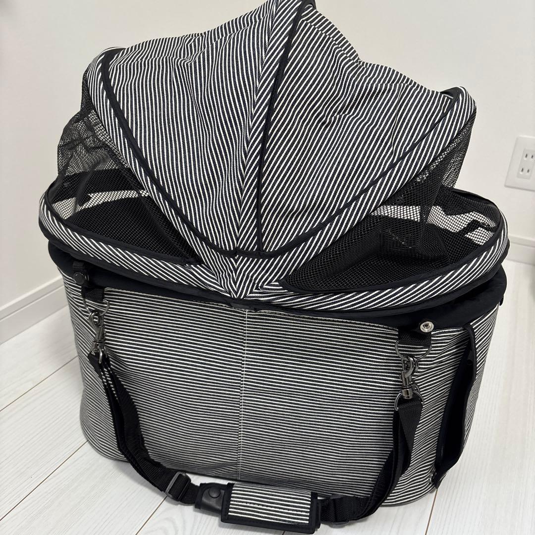 天使のカート 犬用キャリーバッグ ストライプ　Mサイズ