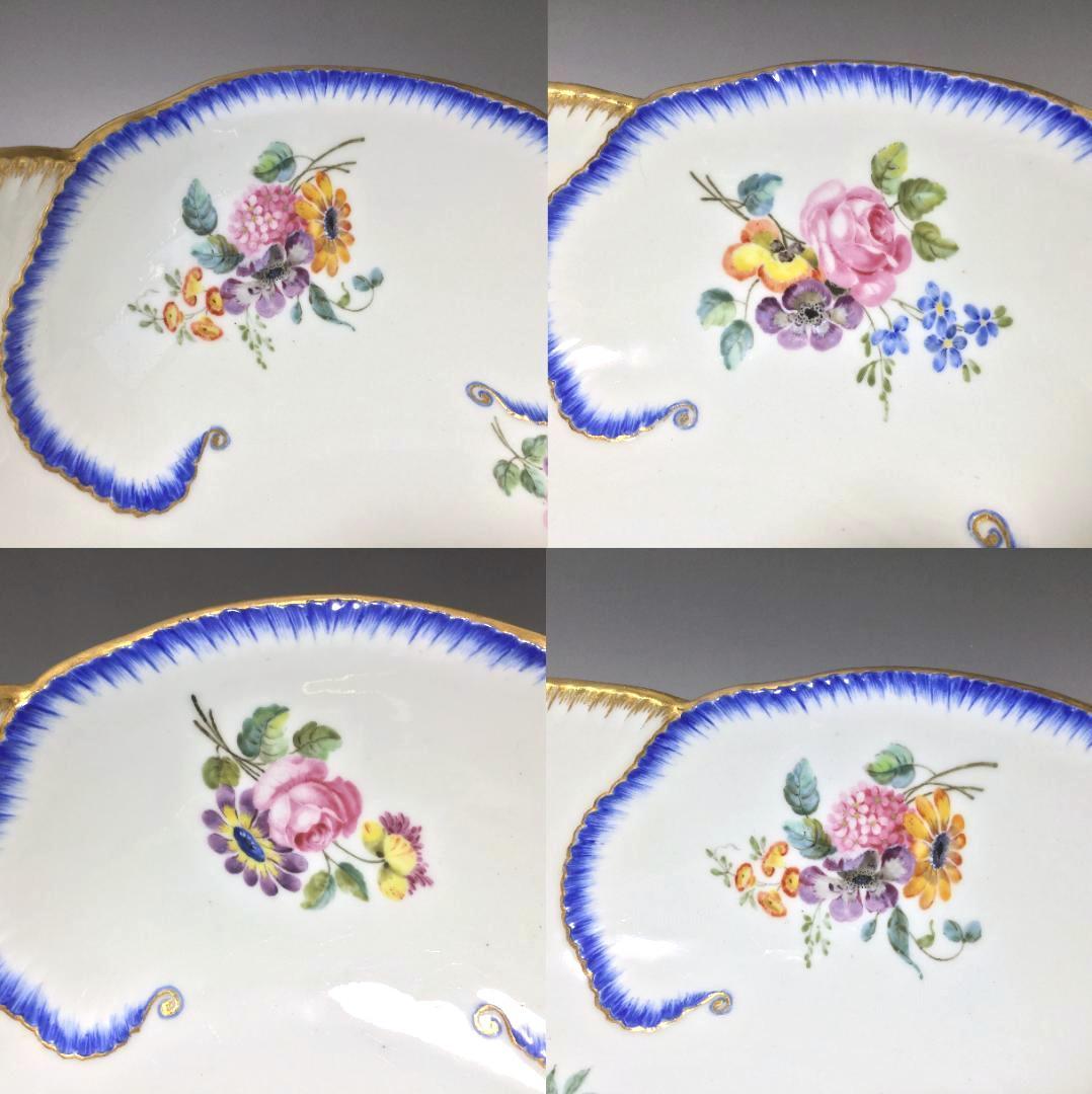 セーブル Sevres 1760年 キャベツの葉パターン サラダボウル