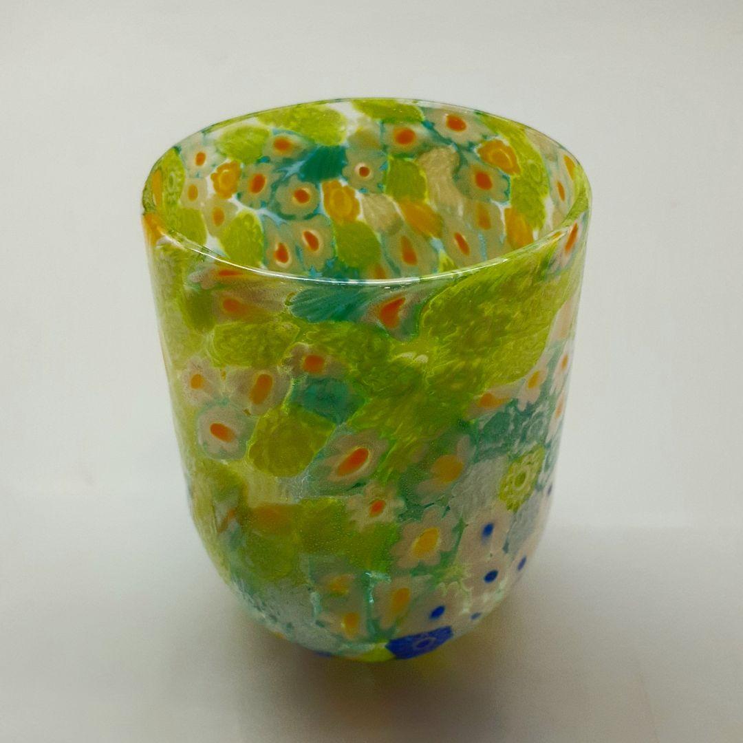 MURANO ムラノ ミルフィオリ グラス