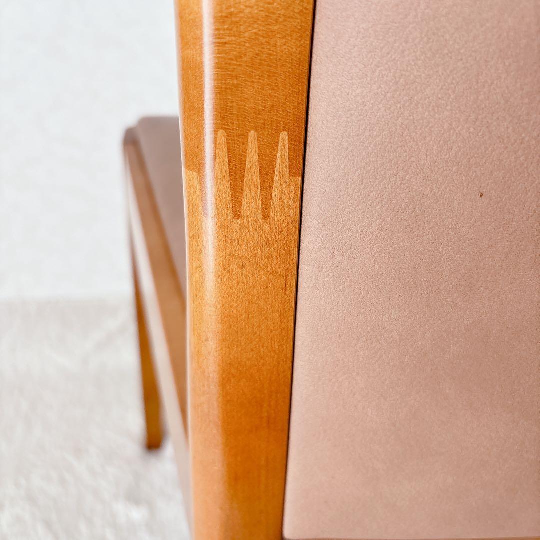 美品】MARUNI ダイニングチェア ブラウン 木製 マルニ木工