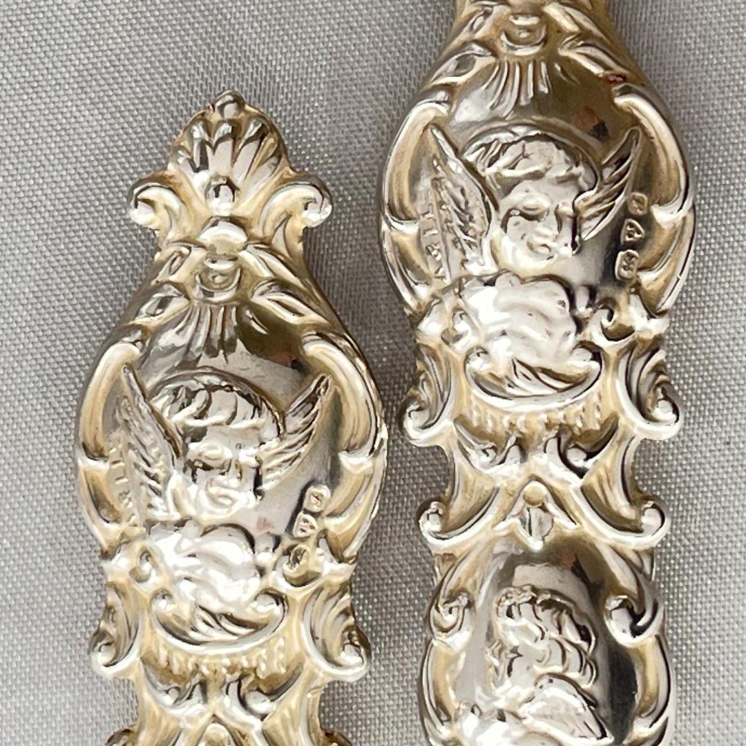 【Adie & Lovekin】【純銀ハンドル】 天使の靴べら / ボタンフック