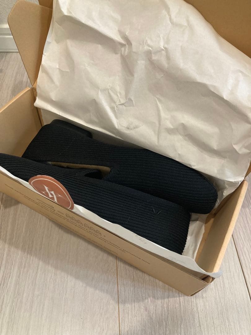 VIVAIA スクエアトゥ　ブラック　37.5