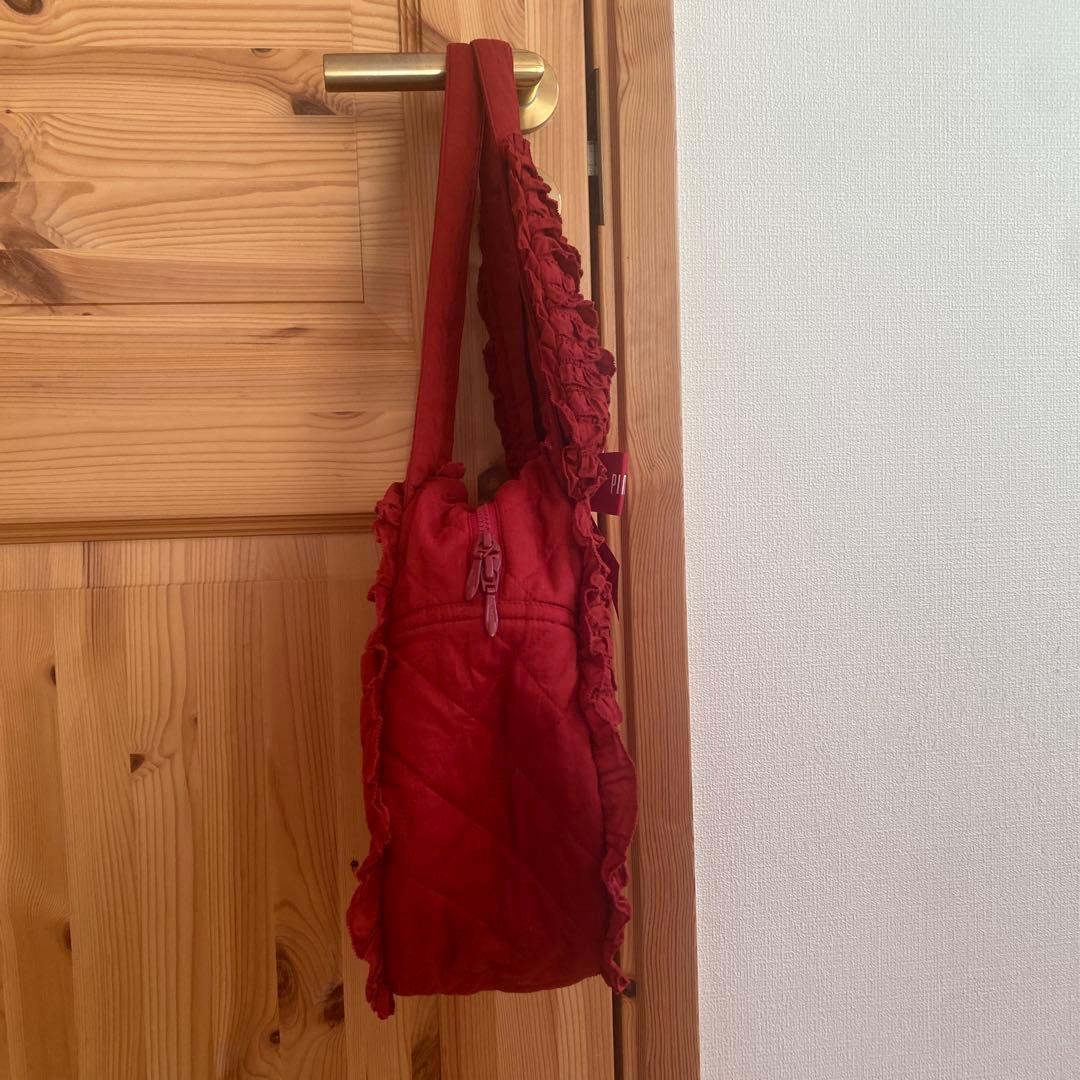 ピンクハウス　ウサギ耳デザインバッグ 赤