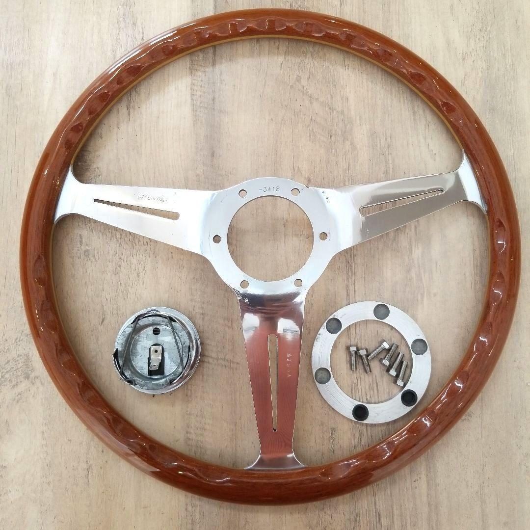 NARDI☆ナルディクラシックウッドポリッシュ/【当時物】ヴィンテージ 37Φ