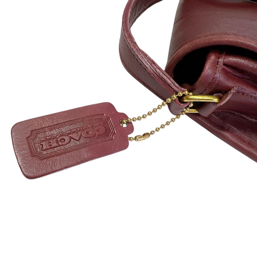 OLDCOACH オールドコーチ ショルダーバッグ ワインレッドUSA製