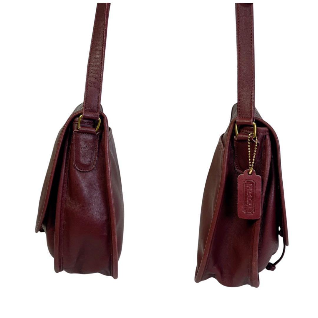 OLDCOACH オールドコーチ ショルダーバッグ ワインレッドUSA製