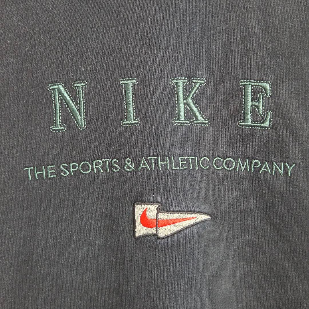 NIKE ナイキ　スウェット　XL　ブラック　刺繍ロゴ