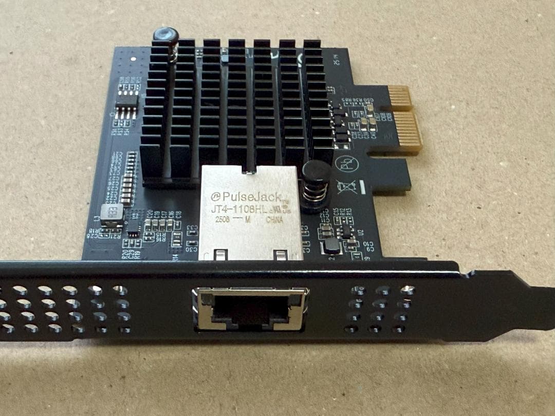 IOCREST PCIe Gen4.0x1スロット 10Gbps LANカード