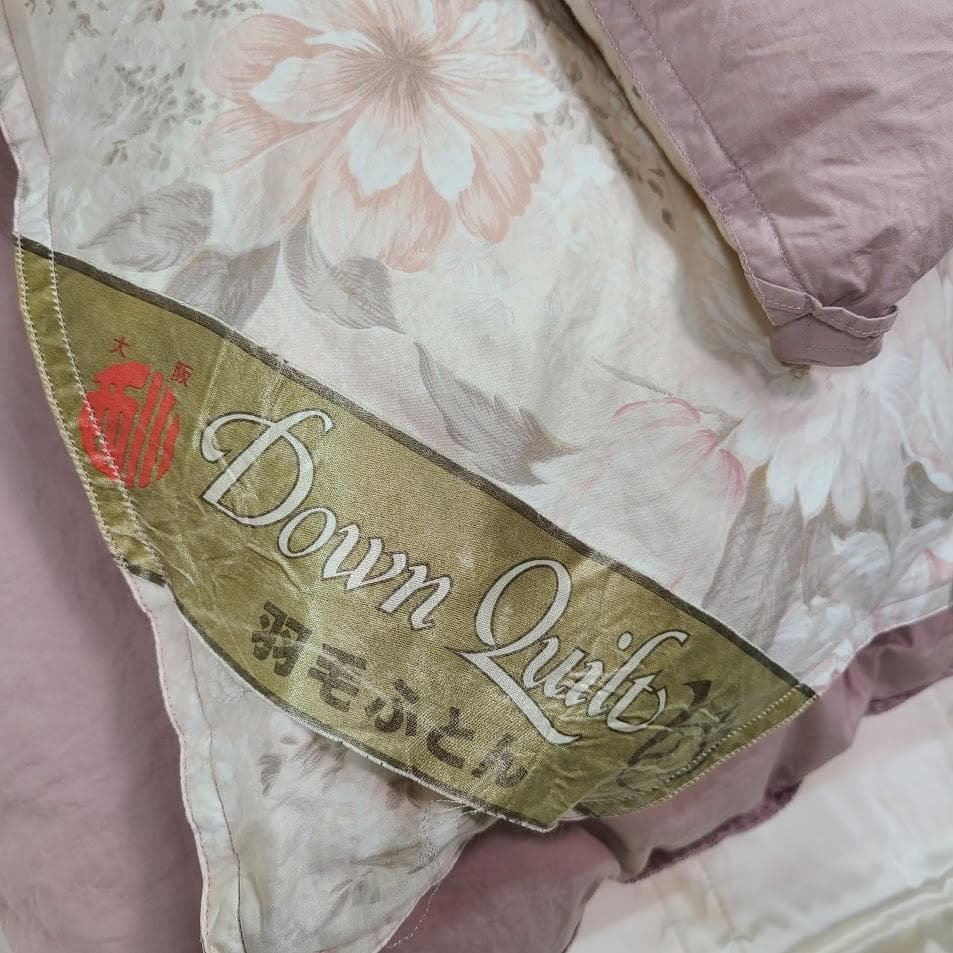 大阪西川 ホワイトダックダウン95％ 高級羽毛布団ダブルサイズ