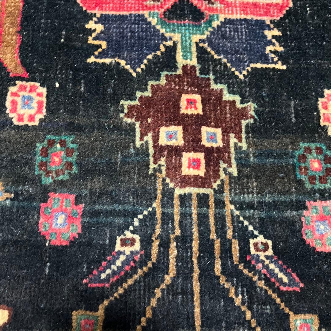 ヴィンテージラグ　アフガニスタンバルーチ族　トライバルラグ　139cm×62cm