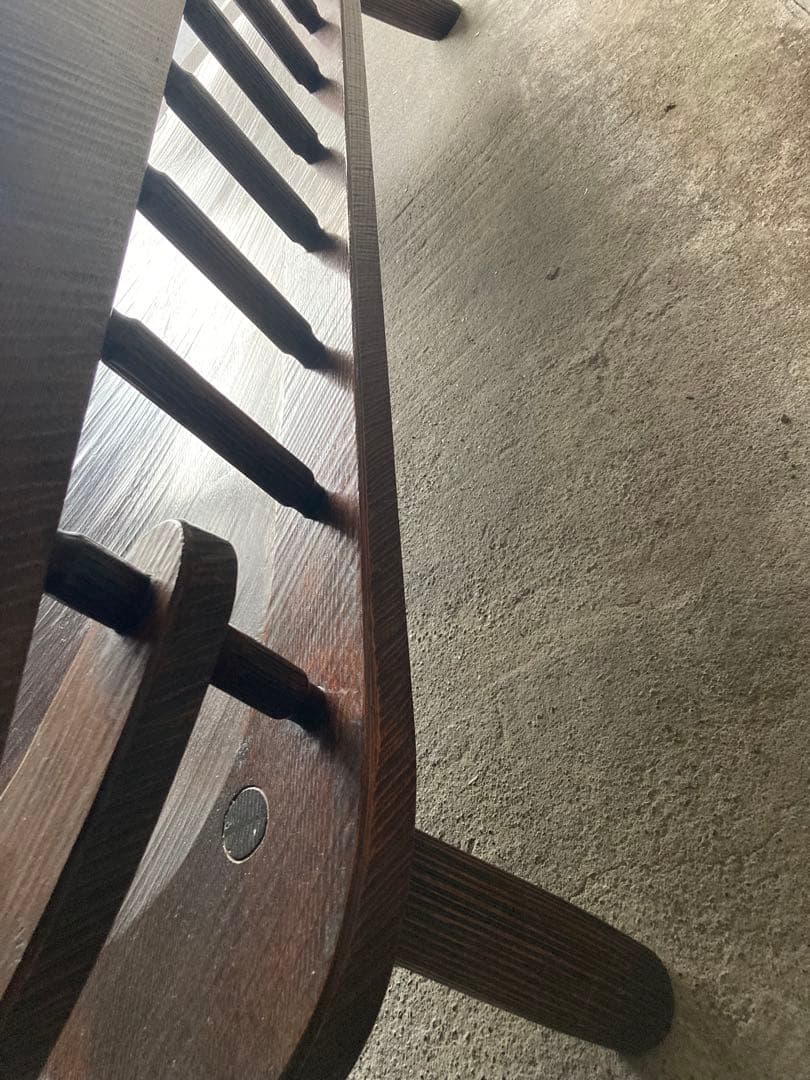 民藝椅子 無垢材 骨董家具　長椅子