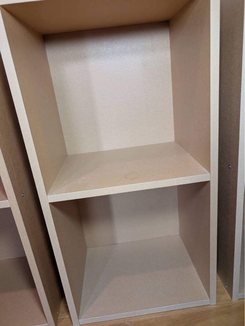 ■送料込■無印良品 MUJI パルプボードボックス 2段 棚 シェルフ廃盤家具