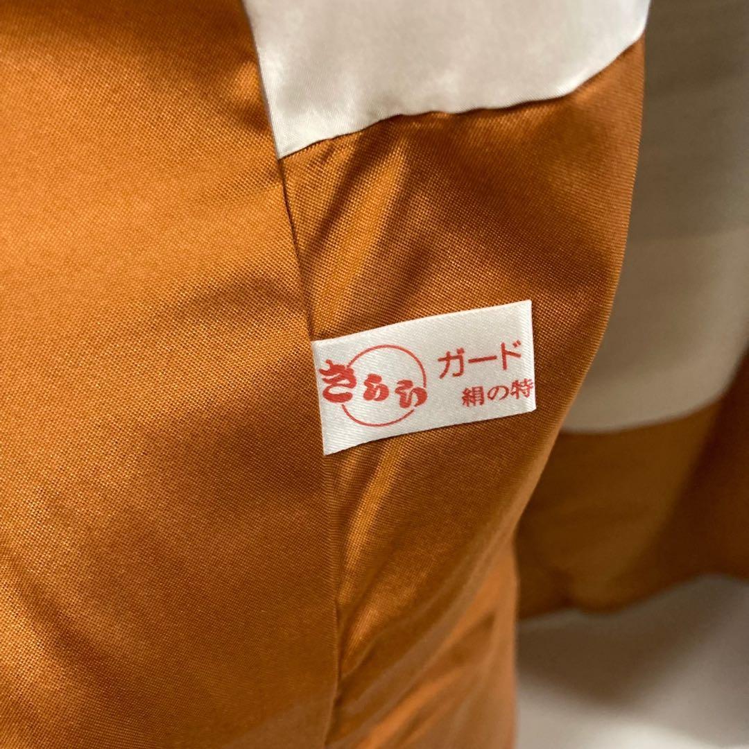 JNK M様　AK-3756 花織 越後花織 裄68 美しい花 ガード加工 正絹