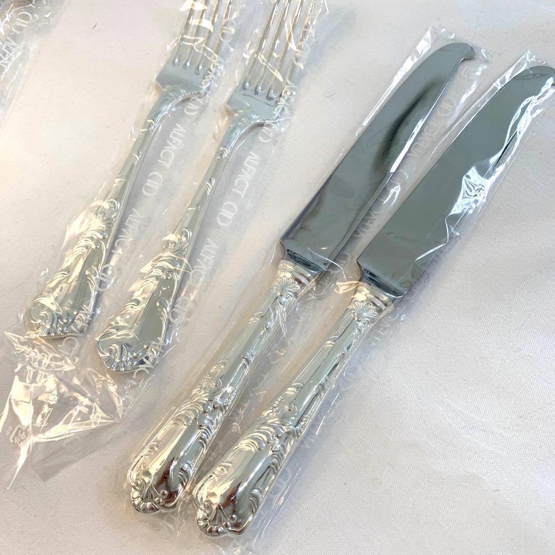 洋白銀器　カトラリー　アルファクト　唐草