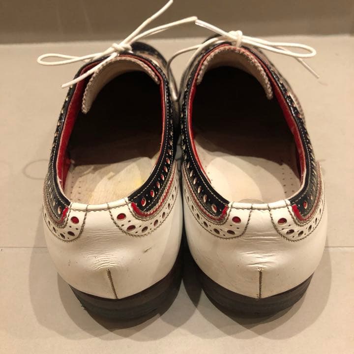 マーク&ロナ MARK&LONA エナメル【26cm】サドル ゴルフスパイク