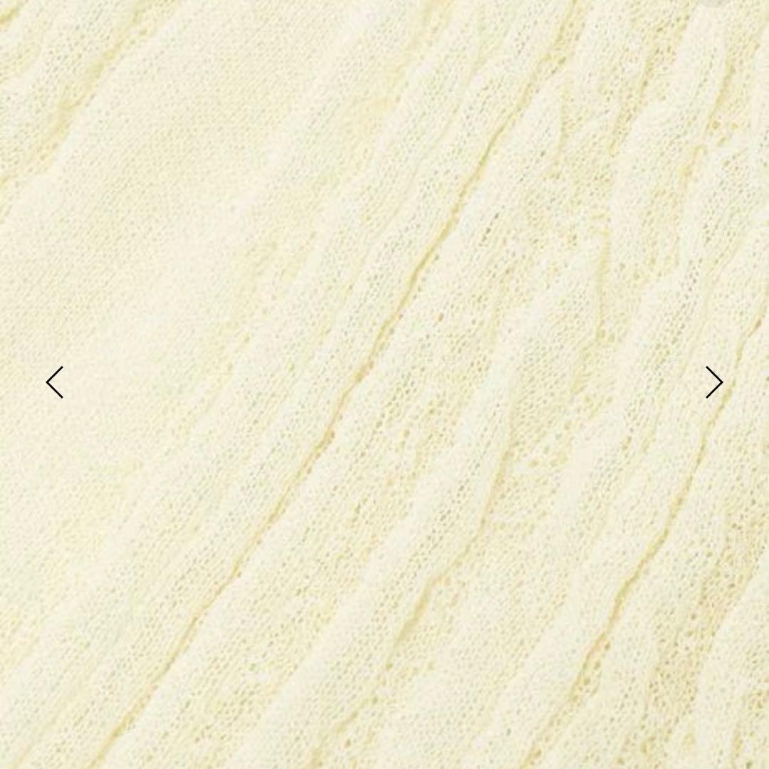 新品未使用【ROKU ロク】レースタイツ　オフホワイト　即完売品