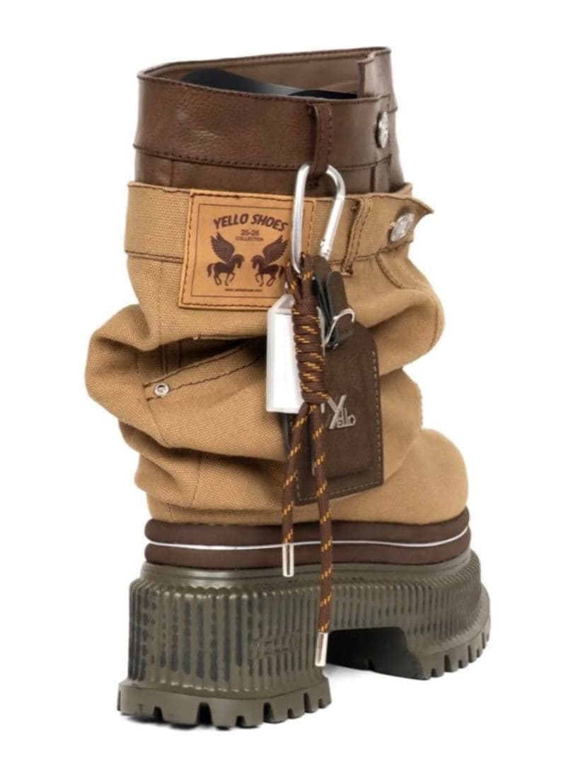 Yellow 【即完アイテム】 大人気ショートブーツ