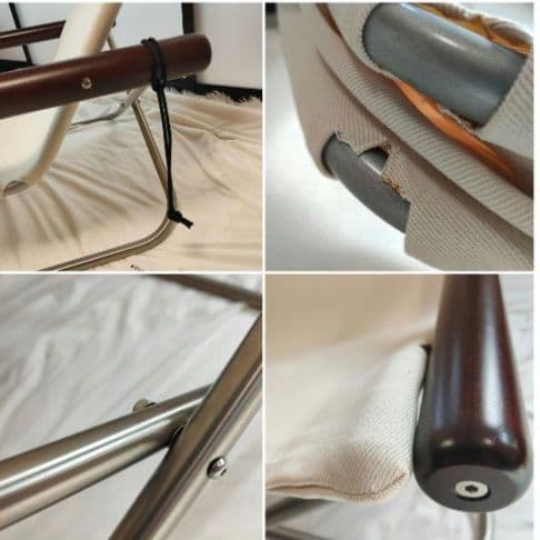 極美品✨【Nychair X】ニーチェアX ダークブラウン／ホワイト 説明書付き