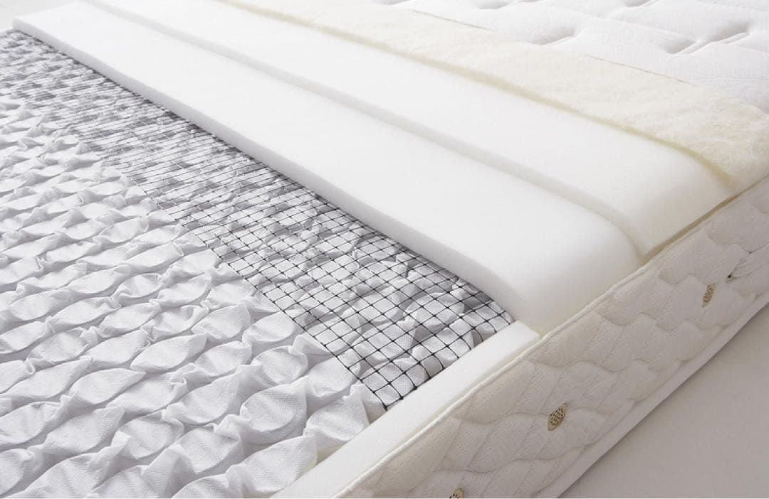 日本ベッド製造 マットレス 幅98cm ビーズポケットベーシック シングル