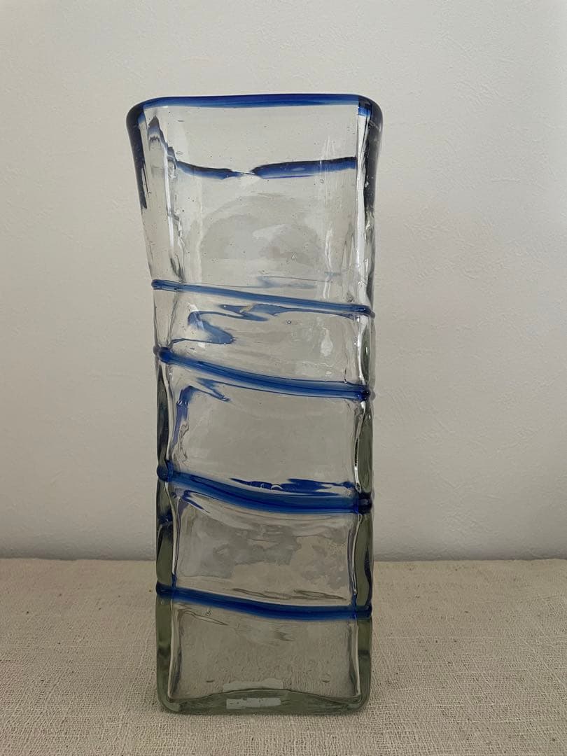 沖縄　稲嶺盛吉　希少　1980年代作　角形フラワーベース