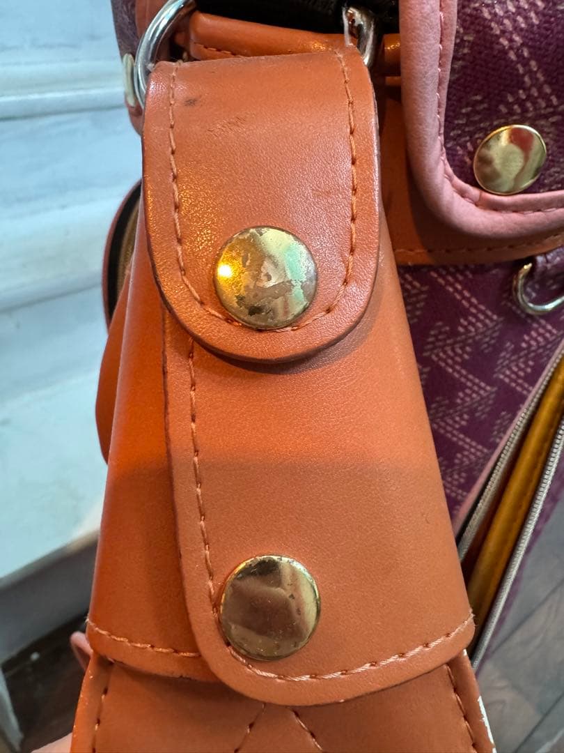 レザレクション　キャディバッグ　パープルピンク