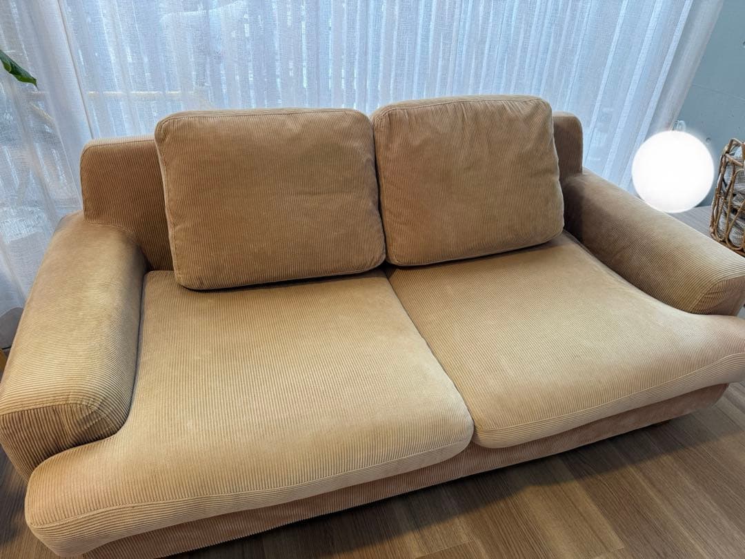 【送料込み】unicoソファ2.5シーター（キャメル）GREIGグレイグ　ウニコ