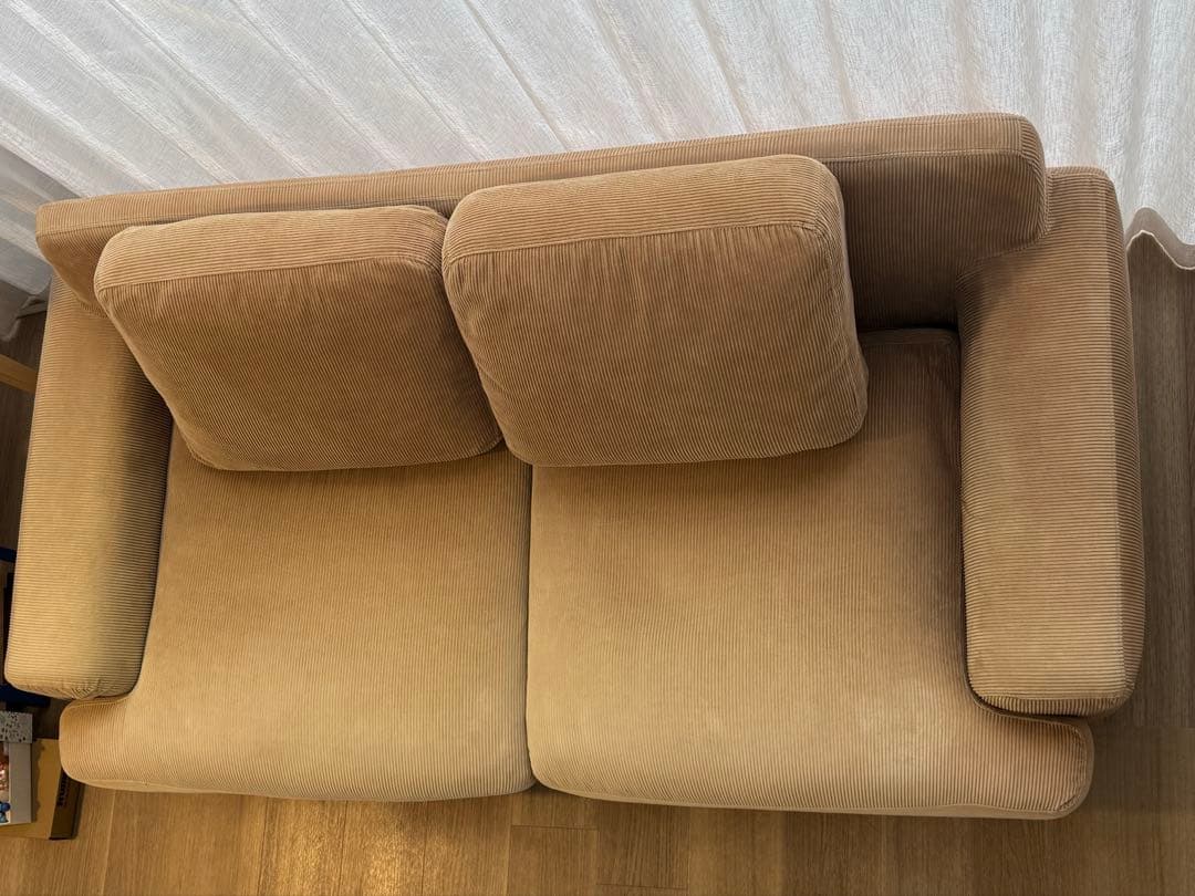 【送料込み】unicoソファ2.5シーター（キャメル）GREIGグレイグ　ウニコ