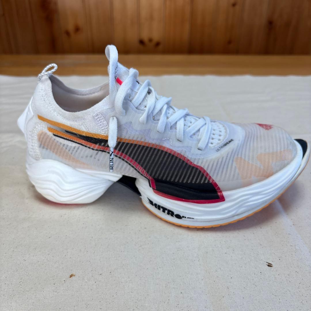 Puma NITORO ELITE 25㎝ スニーカー ホワイト/オレンジ