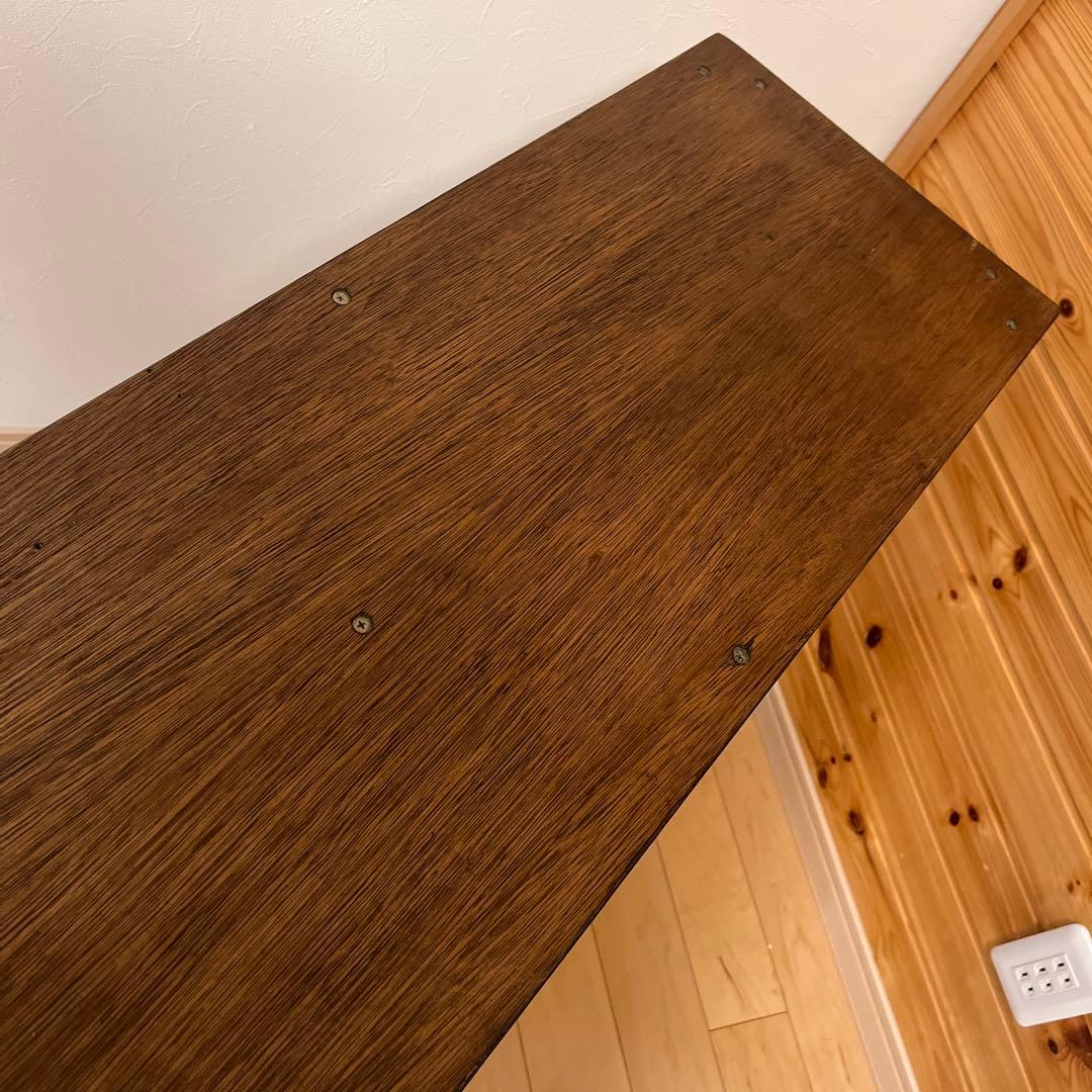 天板木製 作業台 鉄脚テーブル リメイク