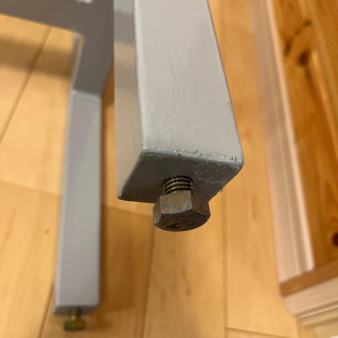 天板木製 作業台 鉄脚テーブル リメイク