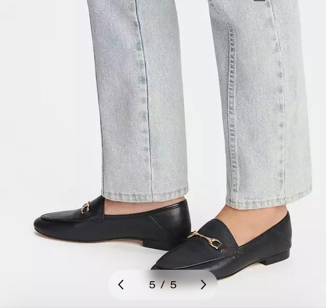 COACH　コーチ ハーレーローファー サイズ：7.5 （約24.5cm)黒