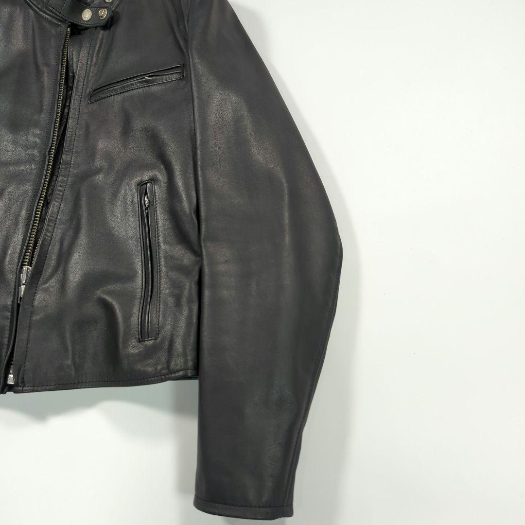 NANKAI ９レザージャケット ライダース ライナー付　キルティング　羊革本革