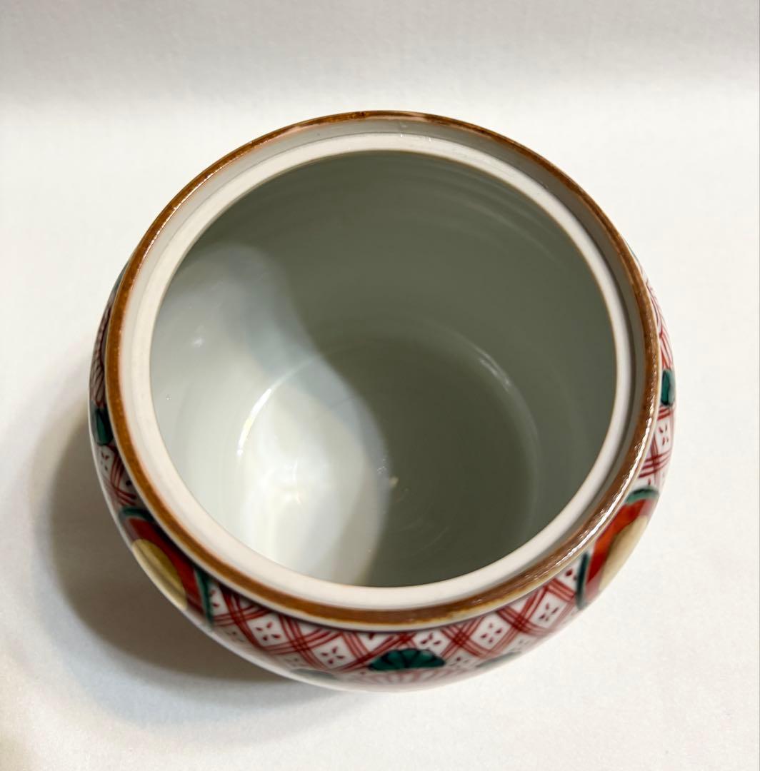 高野昭阿弥 赤絵 花鳥文 水差 茶道具 茶道 水差し 昭阿弥